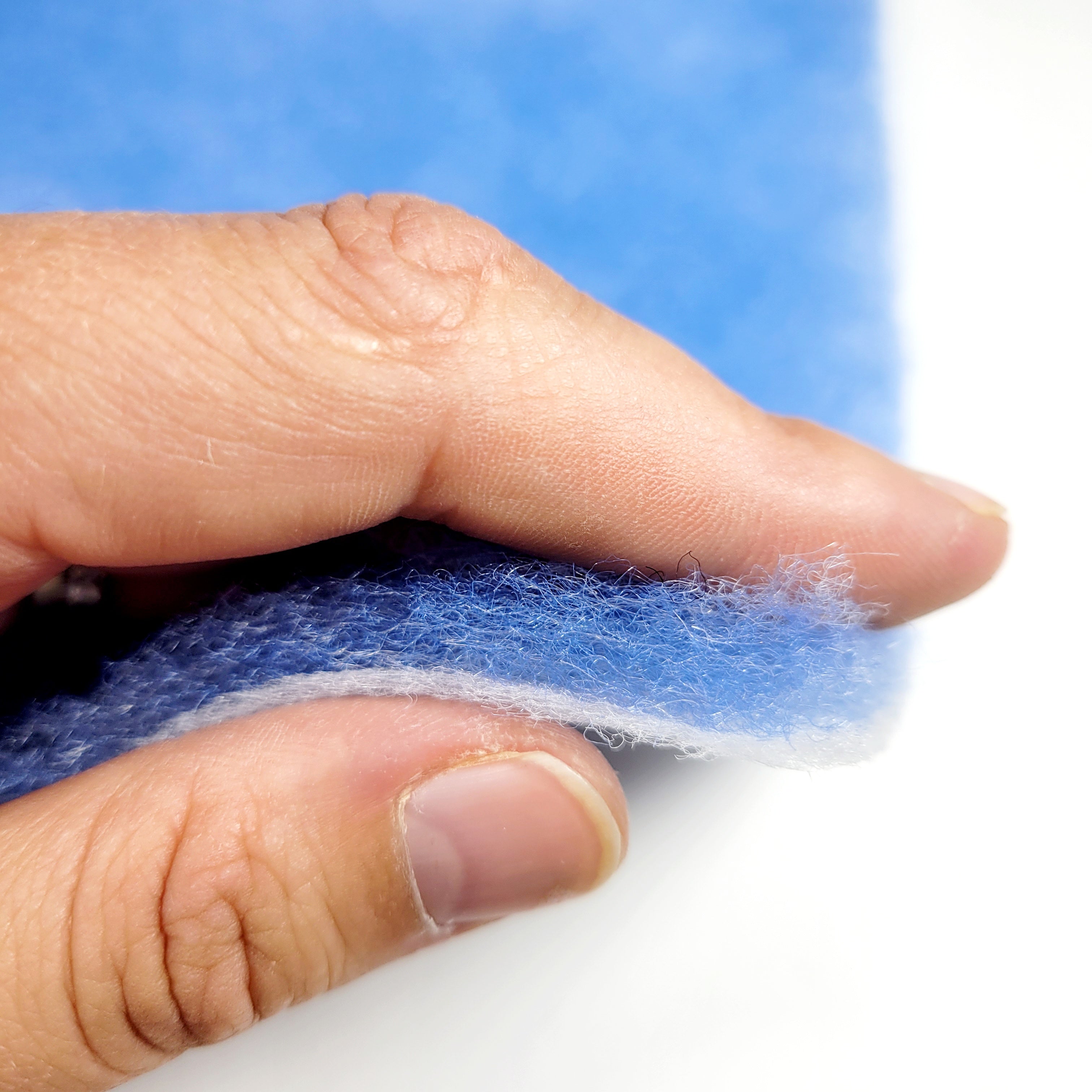 Filtermatte G2 Grobstaubfilter Filtermaterial blau weiß für Lüftungs- Klimaanlagen und Hauslüftung ganze Rolle 20 x 2 m Filterklasse G2 zum Zuschneiden