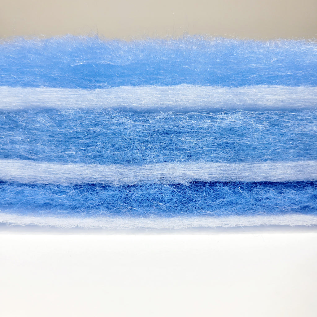 Filtermatte blau/weiß für Lüfter und Hausgeräte 1 x 2 m Filterklasse G4 zum Zuschneiden Filtervlies Filterrolle G4 Filtermatte zum schneiden kleines Filtervlies Staubvlies